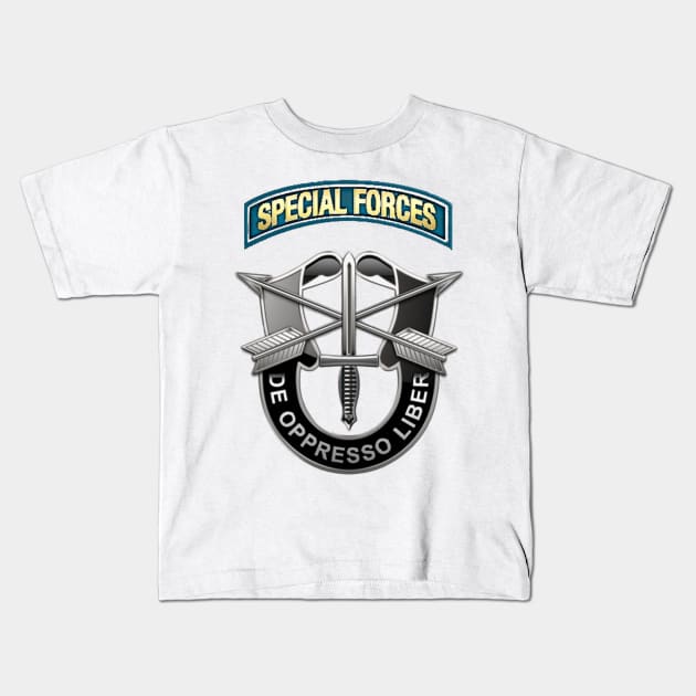 BY OPPRESSO LIBER Kids T-Shirt by Cataraga